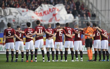 Jablonec - Sparta (fotbalisté Sparty ped zápasem)