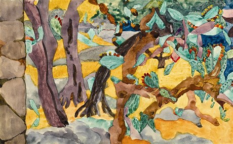 Mallorca, 1913, akvarel, papr / watercolor on paper 22 x 35 cm