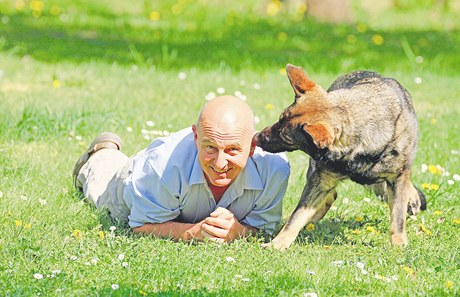 Ondej Neff se svou fenkou Berunkou