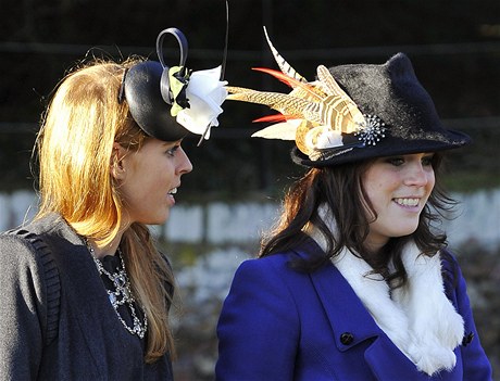 Britsk princezny Beatrice a Eugenie, Williamovy sestenice.