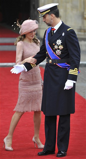 panlsk princ Felipe a princezna Letizia.