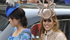 Williamovy sestenice princezny Beatrice a Eugenie.