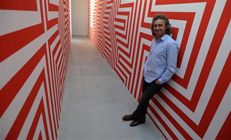 Petr Kvíala ve svém labyrintu