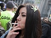 Ped Art Gallery v kanadském Vancuveru se konala demonstrace v rámci Global Marijuana March 