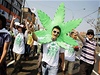 Demonstrace v rámci Global Marijuana March se konala i Lim