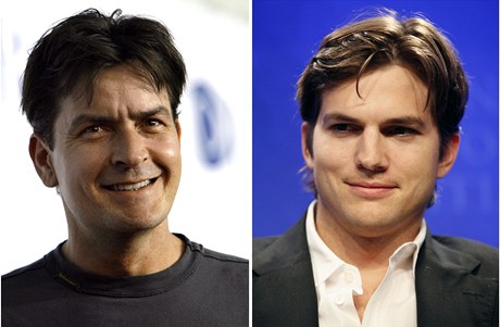 Charlieho Sheena nahrad v serilu Dva a pl chlapa Ashton Kutcher  