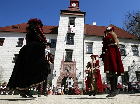 Historické slavnosti Petra Voka v Teboni.