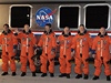 Posádka poslední mise raketoplánu Endeavour.