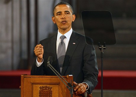 Projev Baracka Obamy ped britským parlamentem