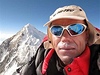 Radek Jaro na vrcholu Lhotse.