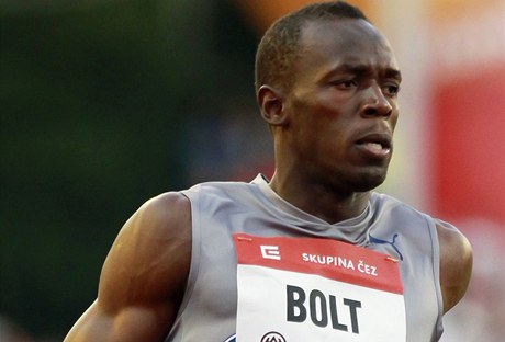Usain Bolt na Zlat trete.