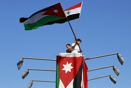 Ilustraní foto: Jordánská vlajka
