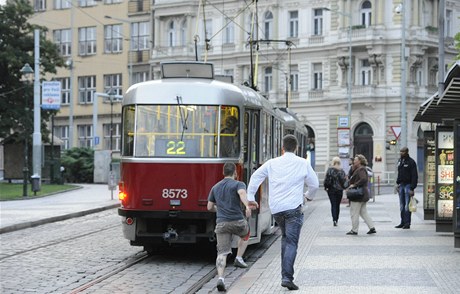 Tramvaj 22.