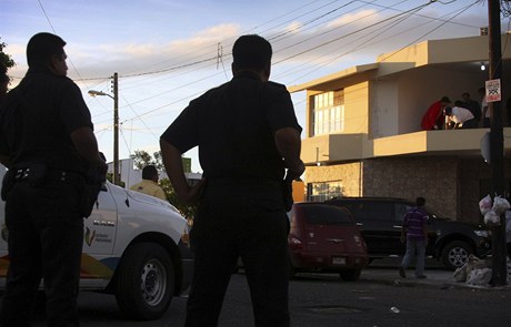 Mexická policie na v míst bydlit zavradného novináe