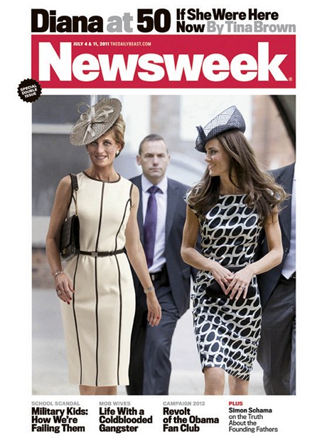 Princezna Diana 'oila' na obálce Newsweeku