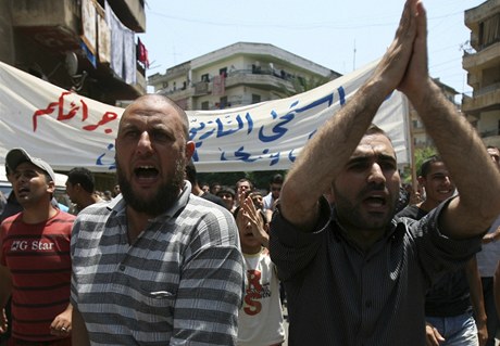 Syané ijící v Libanonu vyjadují podporu protivládním protestm krajan