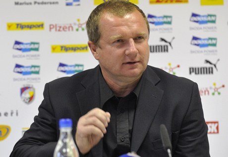 Trenér fotbalist Plzn Pavel Vrba.