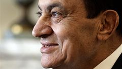 Husní Mubarak na snímku z kvtna 2010