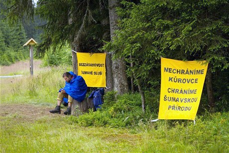 Ekology policie vyvedla.