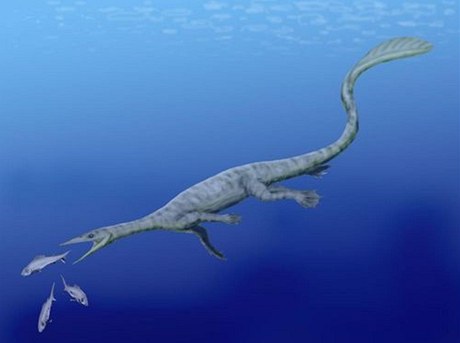 Vizualizace prehistorickho jetra thalattosaura
