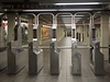 Blokované metro na Times Square