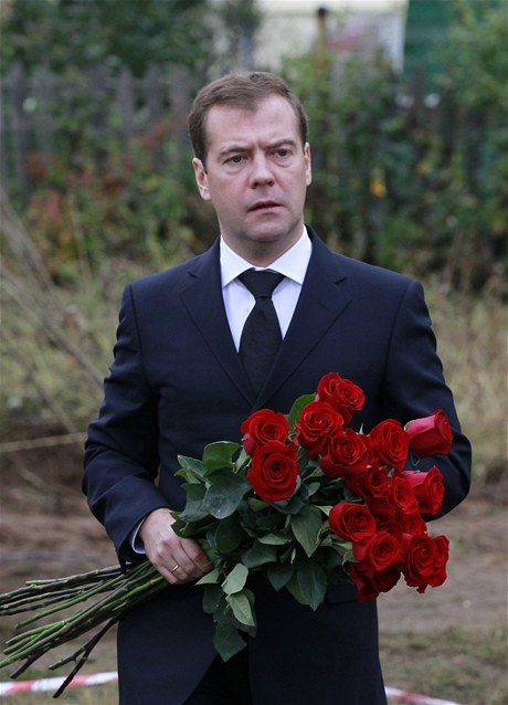 Dmitrij Medvedv na míst netstí