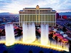 Hotel Bellagio s baletem vodotrysk v Las Vegas