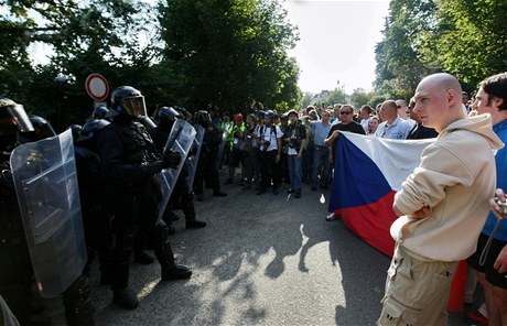 Demonstrace z minulé soboty.