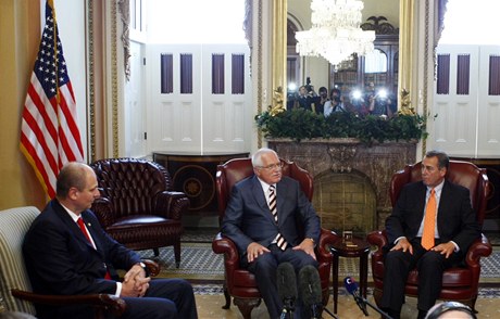 Václav Klaus se v USA setkal s republikánským pedsedou Senátu Johnem Boehnerem