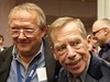 Vclav Havel s Adamem Michnikem