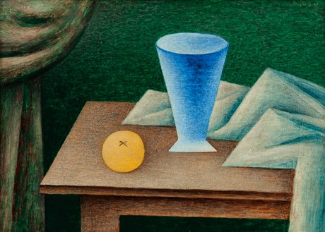Jan Zrzavý: Zátií (jablko, ubrousek, váza), 2 250 000  3 250 000 K