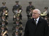 Prezident Václav Klaus na oslavách pi ceremonii