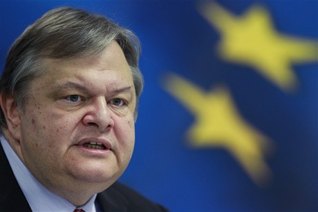 ecký ministr financí Evangelos Venizelos 