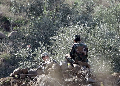 Syrtí vojáci na hlídce (ilustraní foto)