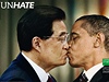 nsk prezident Chu in-tchao a americk prezident Barack Obama