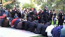 Policie použila proti demonstrantům sprej | na serveru Lidovky.cz | aktuální zprávy