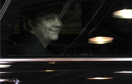 Nmeck kanclka Angela Merkelov pijd do Bruselu na summit Evropsk unie.