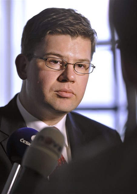 Ministr spravedlnosti Jií Pospíil hovoí na tiskové konferenci v Brn.