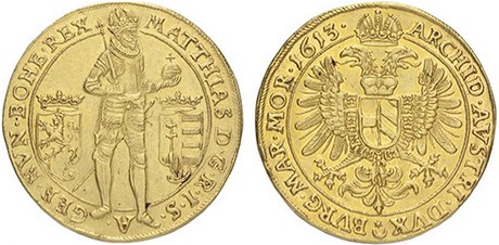 Nejdraí eská mince, desetidukát z roku 1613, byla vydraena za bezmála 2,7 milionu korun
