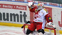 Slavia Praha - Mladá Boleslav, brankař Slavie Miroslav Kopřiva se raduje po vítězném utkání. | na serveru Lidovky.cz | aktuální zprávy