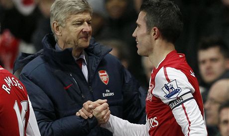 Arsenal (Wenger a Van Persie)