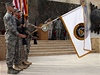 USA dnes oficiální ceremonií ukonily bojovou misi v Iráku.