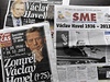 Zpráva o smrti posledního eskoslovenského a prvního eského prezidenta dominovala titulním stránkám slovenského tisku. 