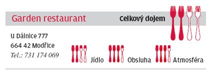 Hodnocen - Garden restaurant