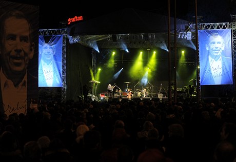 Drahý Václav - vzpomínkový koncert na poest Václava Havla v Bratislav. 