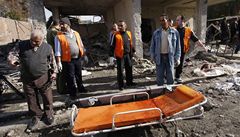 Mohutné exploze usmrtily v Damaku desítky lidí. 