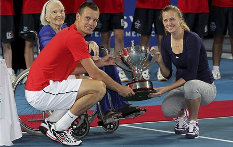 Petra Kvitová a Tomá Berdych vyhráli Hopmanv pohár