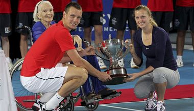 Petra Kvitov a Tom Berdych vyhrli Hopmanv pohr