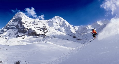 Stedisko Jungfrau ve výcarsku.