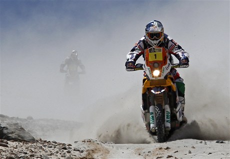 panl Marc Coma se znovu ujal na Rallye Dakar vedení v kategorii motocykl.